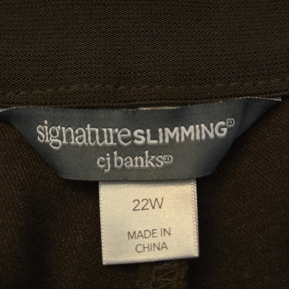CJ Banks Women's Dark Brown Signature Slimming Jeans Size 22W - Picture 8 of 14